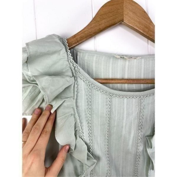 For Love and Lemons Starry Eyed Mini Dress Size S Mint - Picture 4 of 11